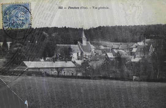 Commune de Ponchon et eglise Saint-Remi